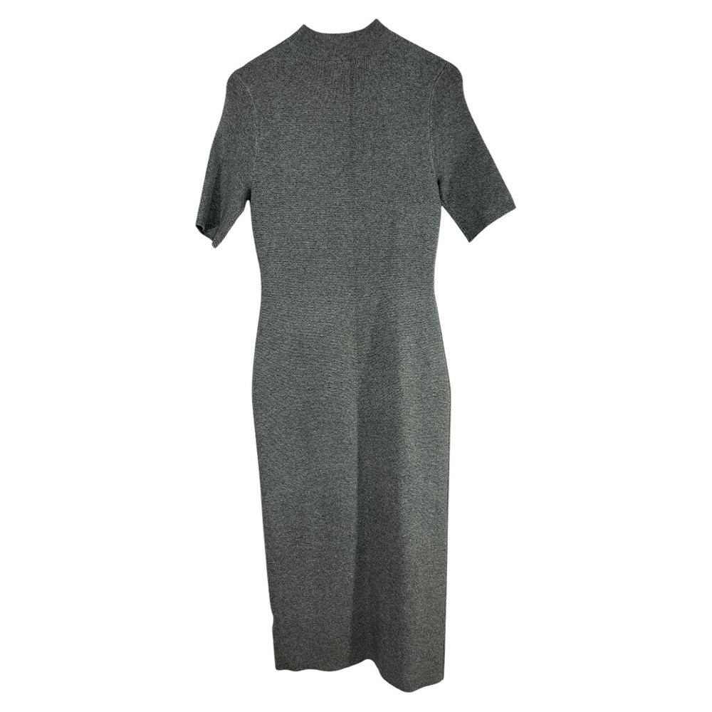 NWT Abercrombie & Fitch Mockneck Midi Sweater Dress in Gray Size MT Medium Tall - Picture 7 of 7